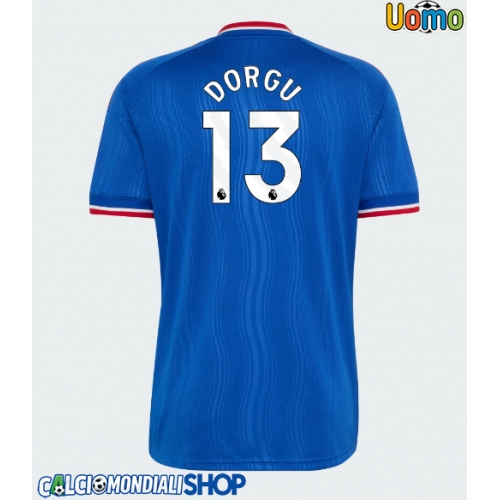 Maglie da calcio Manchester United Patrick Dorgu #13 Seconda Maglia 2026-27 Manica Corta